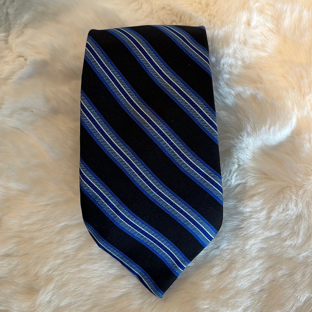 Chaps Blue Striped Boy’s Tie